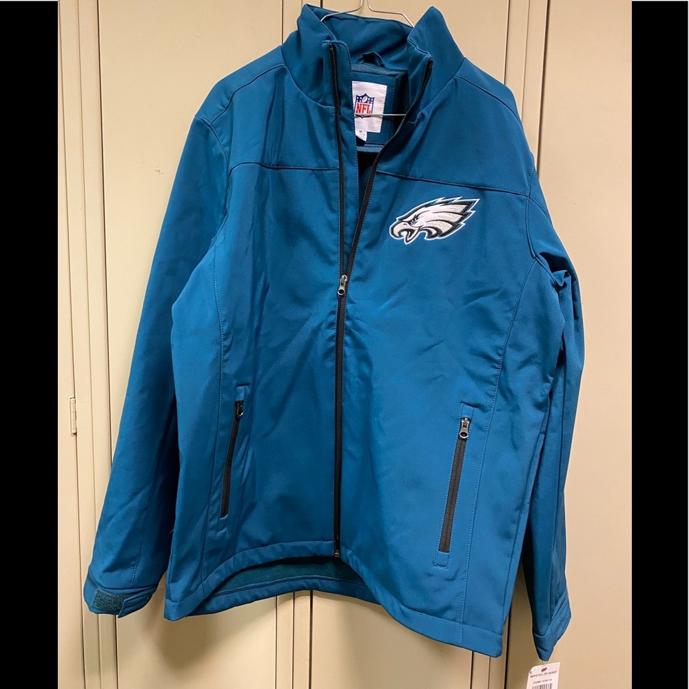 New Philadelphia Eagles Lined NFL Fan Jacket size M